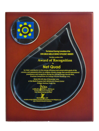 Award of Recognition to Net Quad, Don Emilio Abello Energy Efficiency Awards December 2013